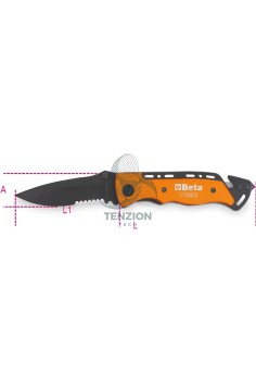 Coltello Soccorso Auto Frangicristallo Tagliacinture 2