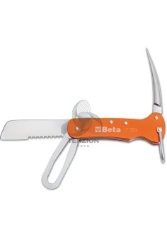 Coltello Per Nautica Impugnatura Alluminio Lama Acciaio Inox