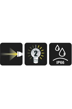 Torcia Led Alta Luminosità Ricarica Wireless 1000Lm 2