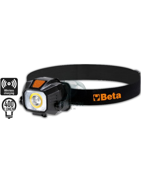 Lampada Da Testa Led Ricarica Wireless Doppia Emissione Luminosa 400Lm