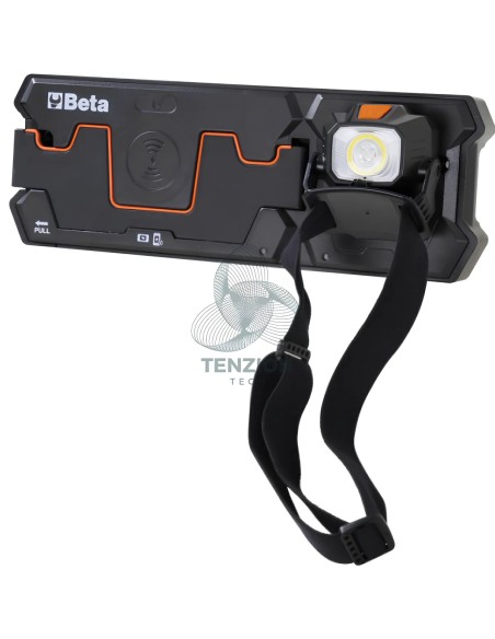 Lampada Da Testa Led Ricarica Wireless Doppia Emissione Luminosa 400Lm