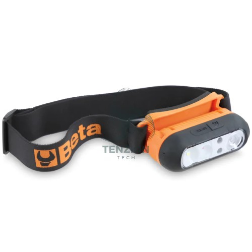 Lampada Da Testa Led Ricarica Wireless Luce Rossa Sensore Contactless ON OFF 500Lm