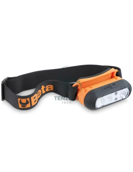 Lampada Da Testa Led Ricarica Wireless Luce Rossa Sensore Contactless ON OFF 500Lm