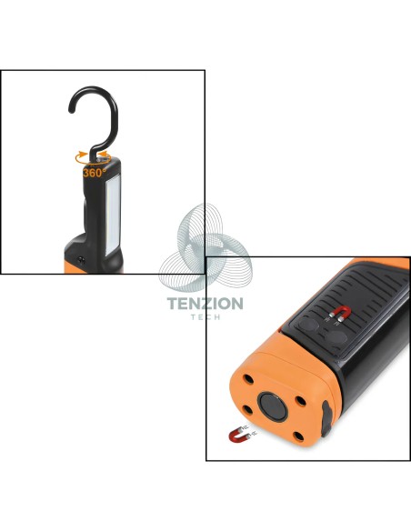 Lampada Led Alta Luminosità Ricarica Wireless 430Lm