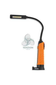 Lampada Led Magnetica Testa Flessibile Doppia Emissione Luminosa 500Lm