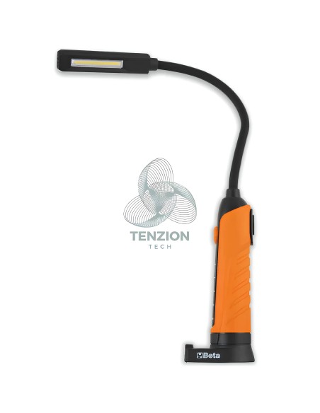 Lampada Led Magnetica Testa Flessibile Doppia Emissione Luminosa 500Lm