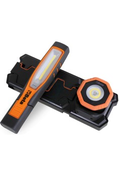 Lampada Led Tascabile Snodata Orientabile Ricarica Wireless 800Lm 2