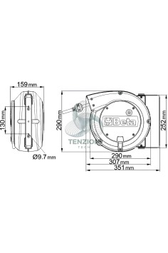 Avvolgitore Automatico Con Lampada Led 100-240Vac 2