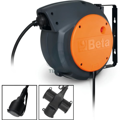 Avvolgitore Automatico Con Cavo 3Gx1,5mm² Presa SCHUKO