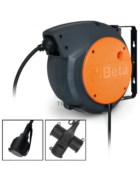 Avvolgitore Automatico Con Cavo 3Gx1,5mm² Presa SCHUKO