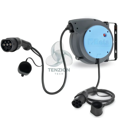 Avvolgitore Automatico Presa Tipo 2 Per Veicoli Elettrici Con Cavo 3Gx2,5mm²
