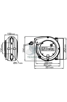 Avvolgitore Automatico Con Cavo 4Gx1,5mm² 2