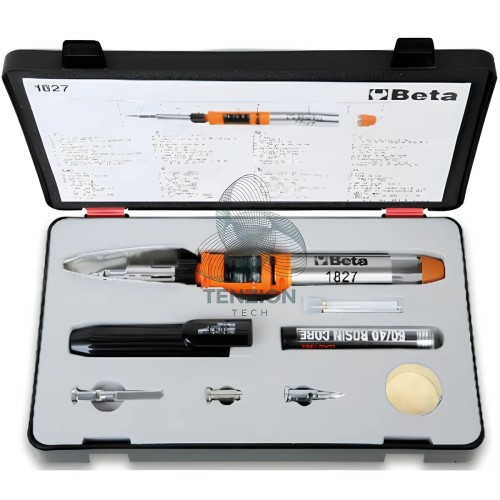 Set Saldatore A Gas Con 7 Accessori