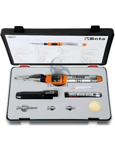 Set Saldatore A Gas Con 7 Accessori