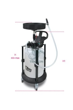 Recuperatore Olio Esausto Carrellato Con Serbatoio Polietilene 40lt 2