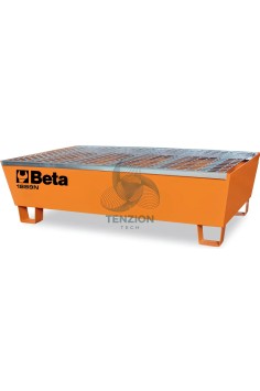 Base In Acciaio Per Movimentazione Stoccaggio 2 Fusti 200lt