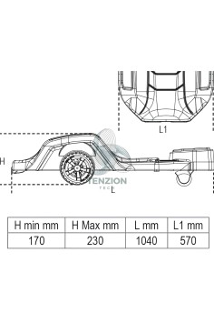 Lettino Sottomacchina Plastica Antiurto 2