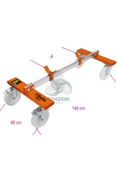 Carrello Sottoscocca Per Veicoli Senza Meccanica Anteriore Posteriore