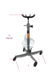Sollevatore Idraulico Da Fossa Sottoponte 300Kg 2