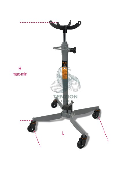 Sollevatore Idraulico Da Fossa Sottoponte 1000Kg