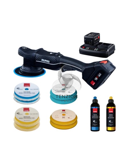 Kit Lucidatrice Rotorbitale Bigfoot Ibrid 18V Ø125mm Rupes