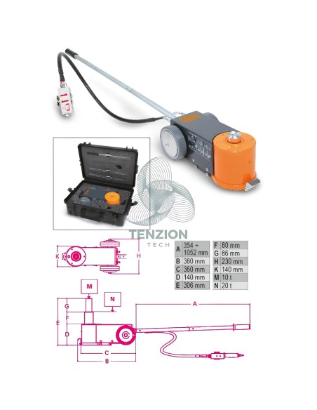 Sollevatore Oleopneumatico 20-10T