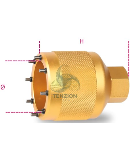 Chiave Per Tappi Forcelle Ohlins Elettroniche 1/2"