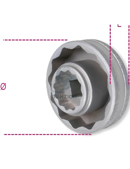 Chiave A Bussola Poligonale Per Dadi Mozzo Ruota MV Augusta 1/2"