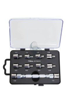 Set Chiave Universale Testina Intercambiabile Con 10 Inserti Serraggio Ruote 5,2-7,0mm