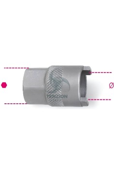 Chiave Estrattore Per Ruote Libere 2 Innesti 1/2" 2
