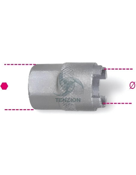 Chiave Estrattore Per Ruote Libere 4 Innesti 1/2"