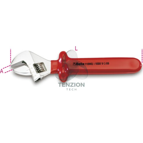 Chiave A Rullino Regolabile Con Scala Graduata Isolata 1000V
