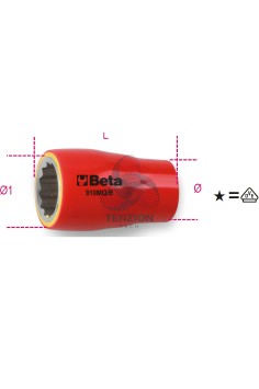 Chiave A Bussola Poligonale 3/8" Isolata 1000V