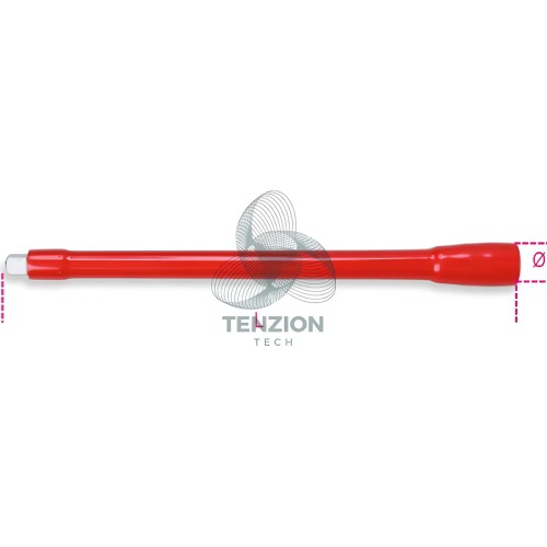 Prolunga Quadro Maschio Femmina 3/8" 265mm Isolata 1000V