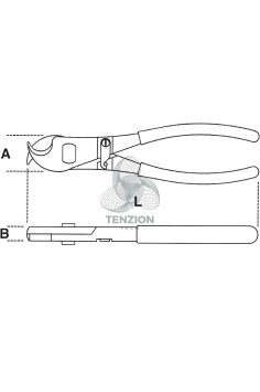 Tagliacavi Per Cavi Flessibili Rame Alluminio Isolato 1000V 2
