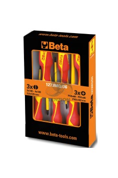 Set 6 Giraviti Per Viti Croce Phillips Intaglio Isolati 1000V