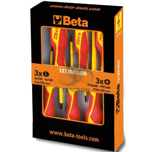 Set 6 Giraviti Per Viti Croce Phillips Intaglio Isolati 1000V