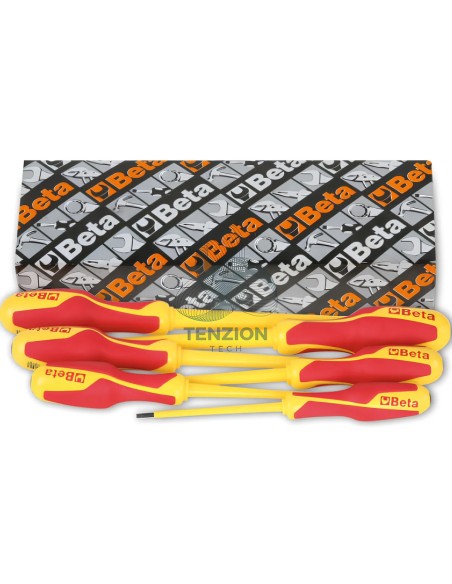 Set 6 Giraviti Per Viti Intaglio 0,5x3x100-1,6x100x200mm Isolati 1000V