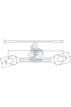 Chiave A Forchetta Doppia Con Sistema Anticaduta H-SAFE 2