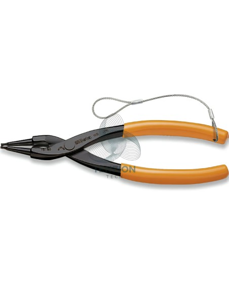 Pinza A Becchi Dritti Per Anelli Elastici Fori Manici PVC Antiscivolo Con Sistema Anticaduta H-SAFE