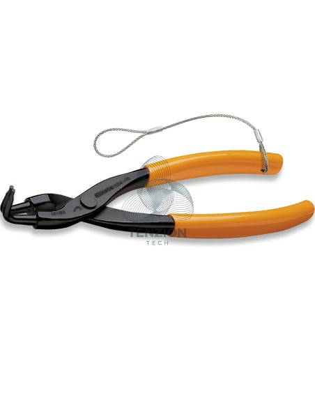 Pinza A Becchi Piegati 90° Per Anelli Elastici Fori 170mm Manici PVC Antiscivolo Con Sistema Anticaduta H-SAFE