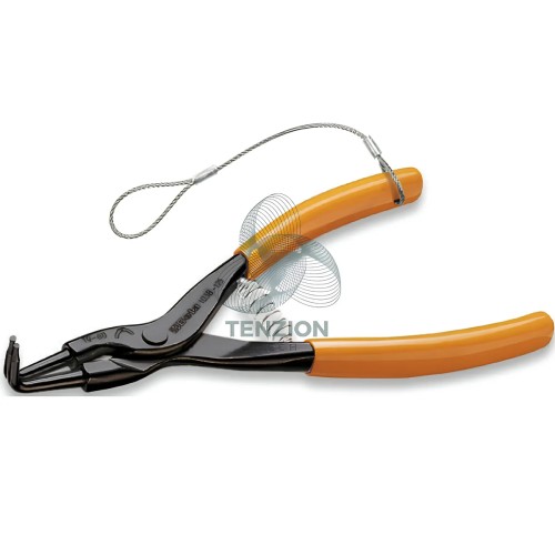 Pinza A Becchi Piegati 90° Per Anelli Elastici Alberi 175mm Manici PVC Antiscivolo Con Sistema Anticaduta H-SAFE