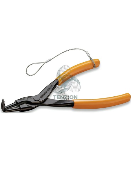 Pinza A Becchi Piegati 90° Per Anelli Elastici Alberi 175mm Manici PVC Antiscivolo Con Sistema Anticaduta H-SAFE