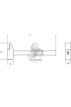 Martello Tipo Francese Per Meccanici Manico Fibra Con Sistema Anticaduta H-SAFE 2
