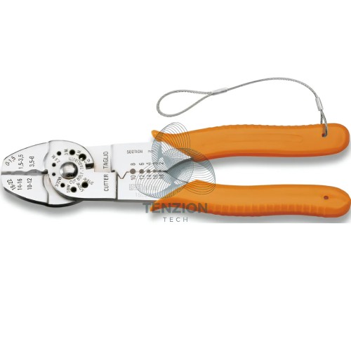 Pinza Per Capicorda Preisolati Modello Standard 0-6mm² Con Sistema Anticaduta H-SAFE
