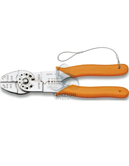 Pinza Per Capicorda Preisolati Modello Standard 0-6mm² Con Sistema Anticaduta H-SAFE