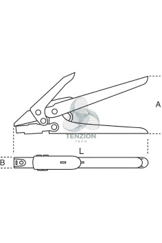 Pinza Per Fascette Nylon Con Sistema Anticaduta H-SAFE 2
