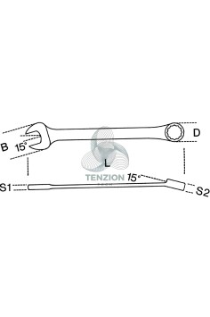 Chiave Combinata Acciaio Inox 2