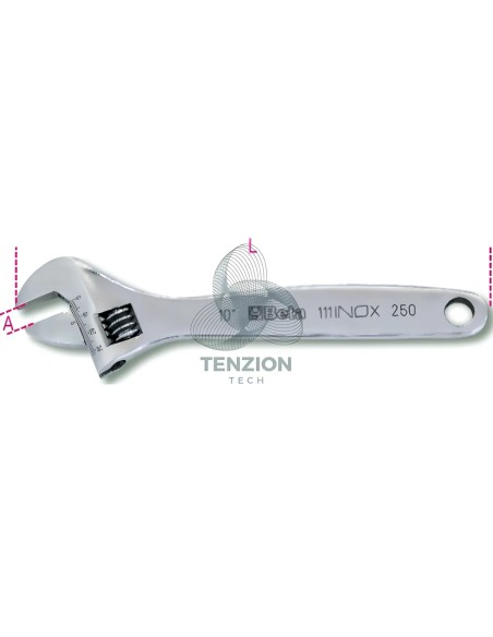 Chiave A Rullino Regolabile Acciaio Inox