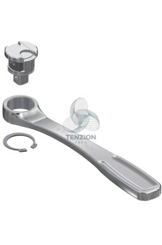 Cricchetto Reversibile Attacco Quadro Maschio 1/2" Acciaio Inox 2